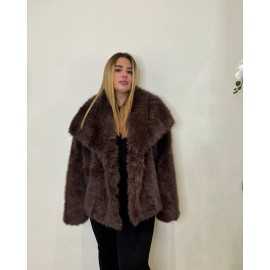 Eco Pelliccia Neve Brown